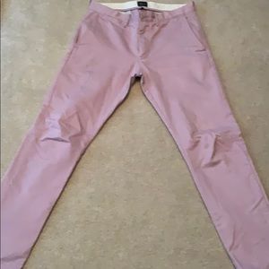 Men’s J Crew Broken In chinos pink